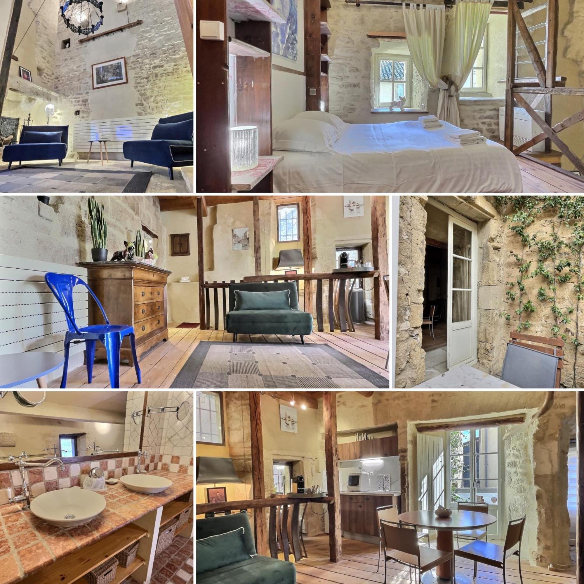 Chez Lydia - Loft Cosy, Depart Canoe A Pied, Proche Pont-Du-Gard Et Uzes Remoulins Exteriér fotografie